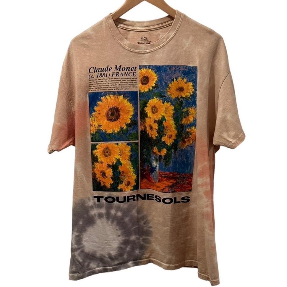 Claude Monet Tournesols Graphic Ombré T-Shirt